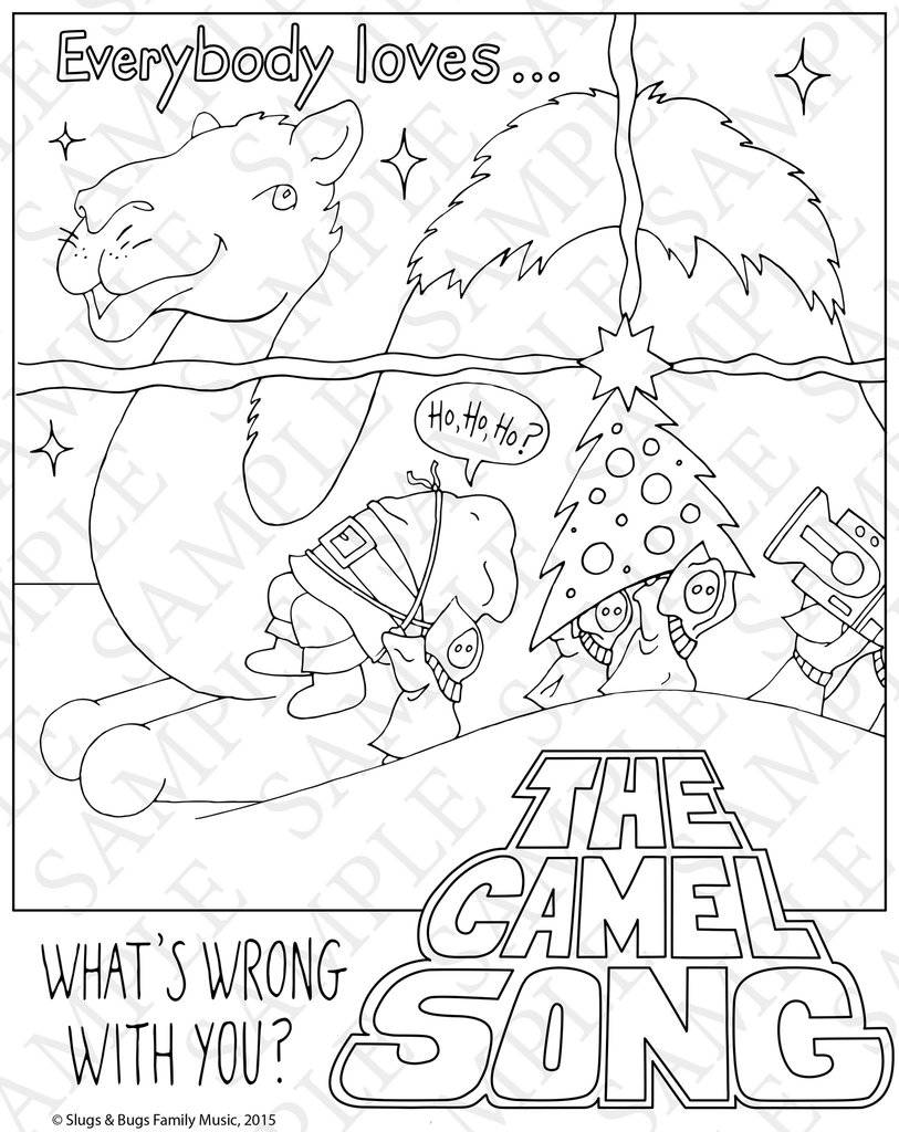 813x1024 Slugs Amp Bugs Christmas Coloring Pages The Rabbit Room Store