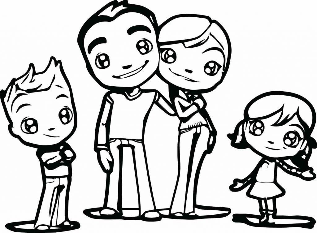 1024x753 Animal Family Coloring Pages Just Colorings Image High Resolution