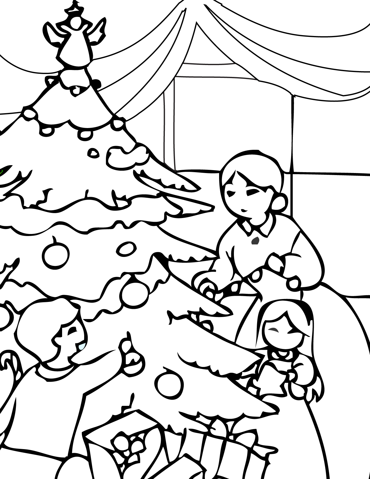 1275x1650 Christmas Coloring Pages Got Coloring Pages