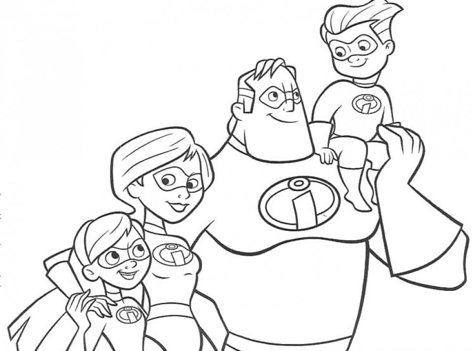 960x713 Family Coloring Pages For Kids Get This Family Coloring Pages