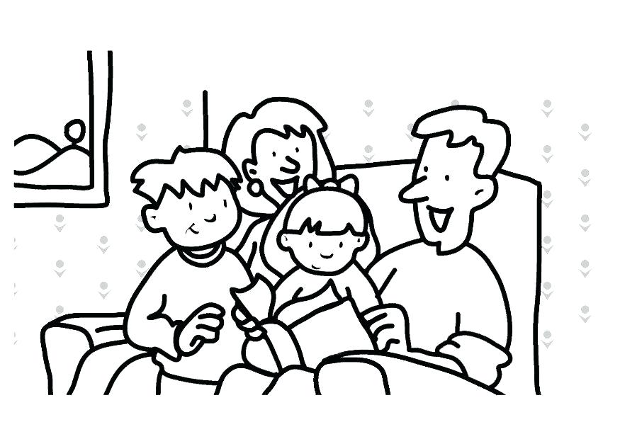 875x620 Exclusive Coloring Pages Family Family Coloring Pages 4 Family