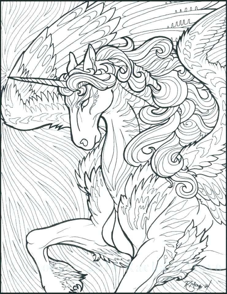 740x960 Unicorn Family Coloring And 249