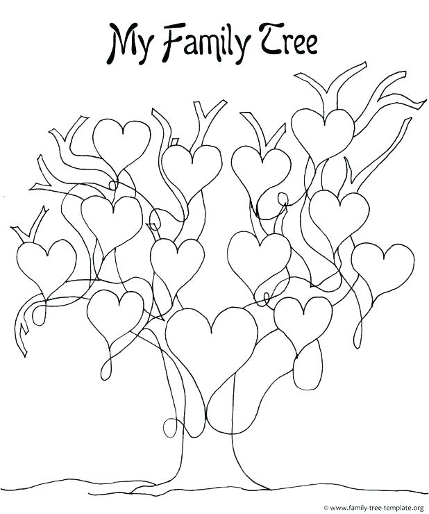618x740 Family Tree Coloring Pages Printable Coloring Pages Family