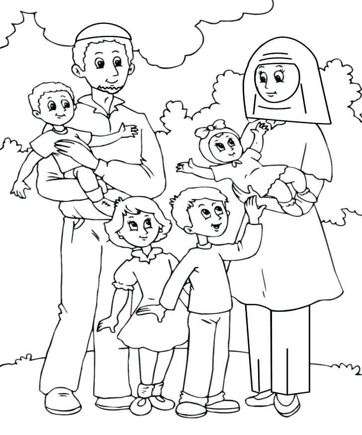 728x875 Family Coloring Pages String Family Coloring Page Finest Coloring