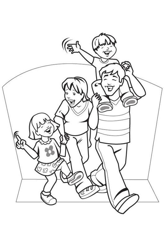 531x750 Family Coloring Pages Printable