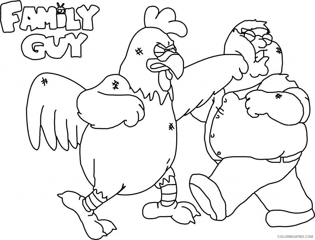 1024x780 Family Guy Coloring Pages Together For Kids Printable Free At Book