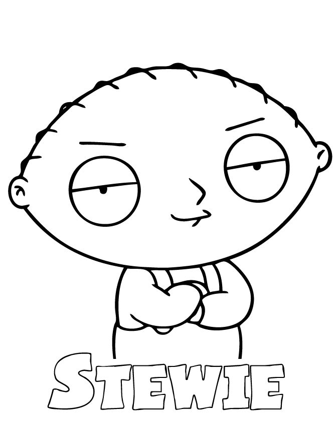 670x867 Family Guy Coloring Pages To Print Unique Family Guy Coloring