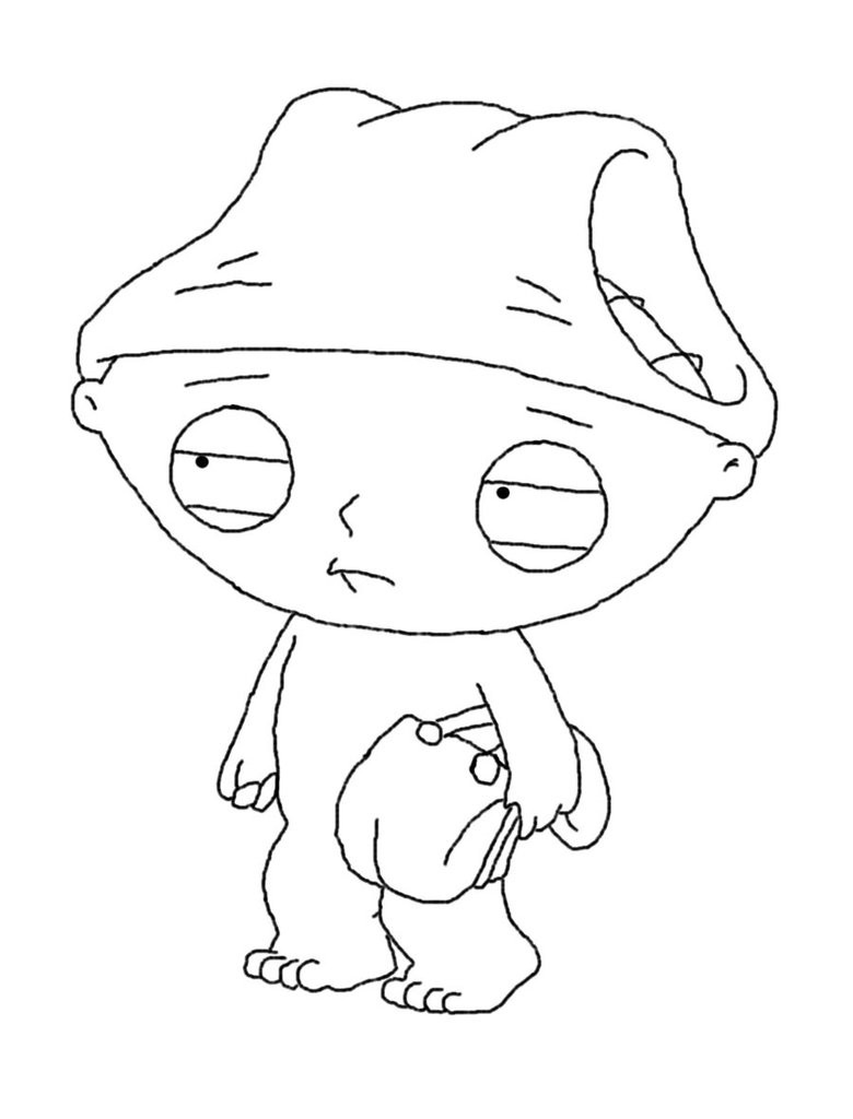 780x1024 Free Printable Family Guy Coloring Pages For Kids Extraordinary