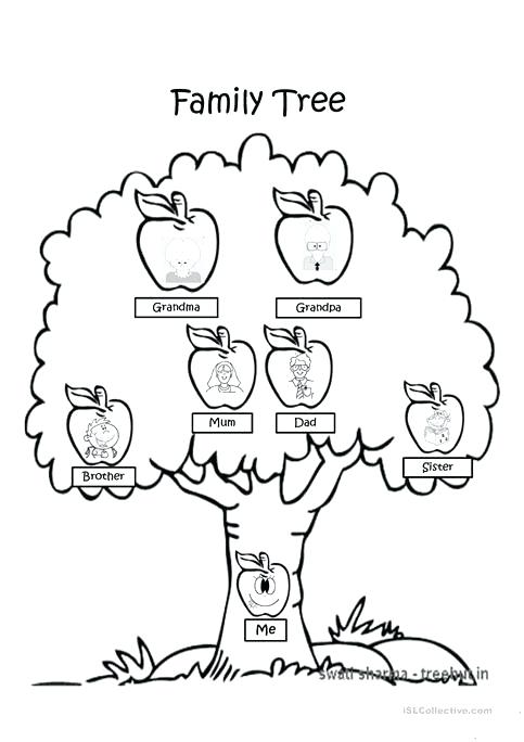 483x684 My Family Tree Colouring Pages Family Tree Coloring Page Worksheet