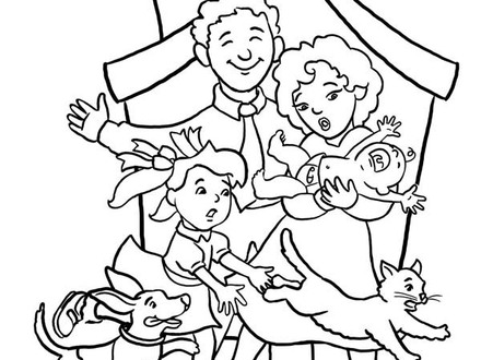 440x330 Family Member Coloring Pages Wwwimgkidcom The Image, Coloring