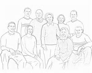 300x240 Family Members Coloring Pages Kids Family Pictures