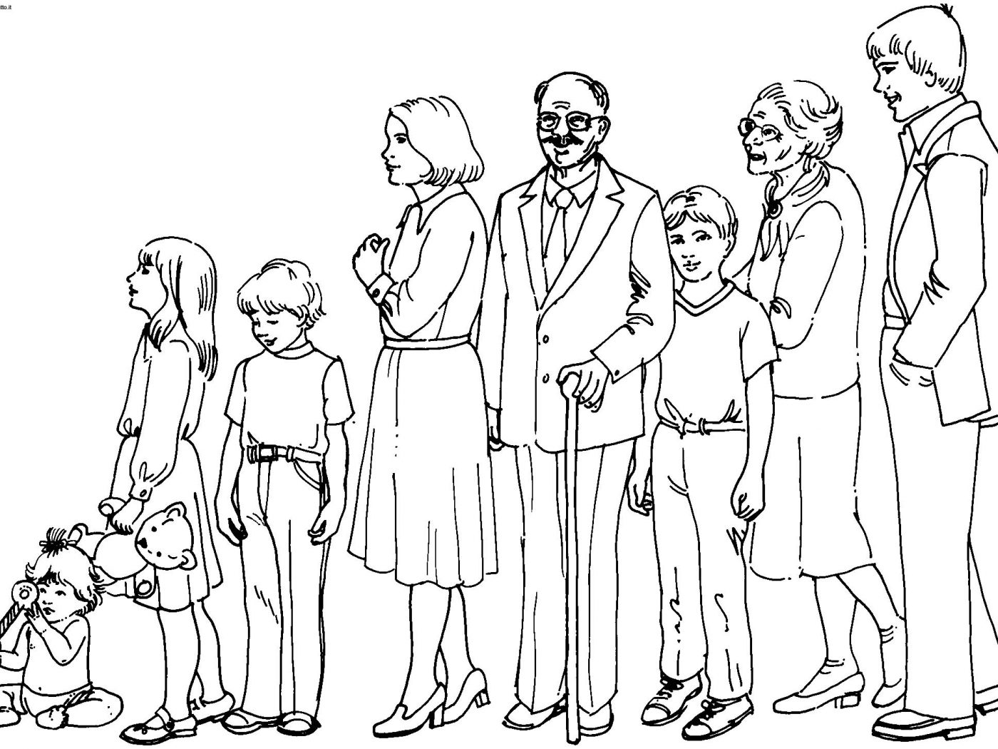 1400x1050 Wonderful Coloring Pages Of Families Nice Coloring Pages