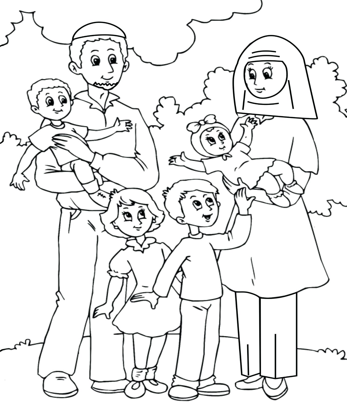1428x1717 Printable Printable Pictures Of Family Members Coloring Pages