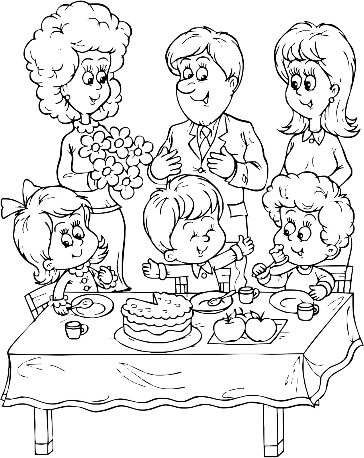 1270x1600 Farm Coloring Pages Images Family, People And Jobs Coloring Sheets