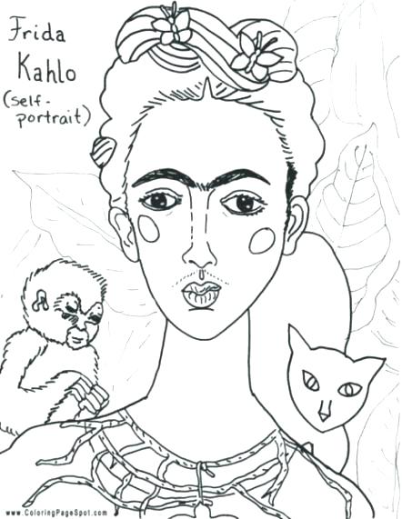 442x571 Famous Artists Coloring Pages
