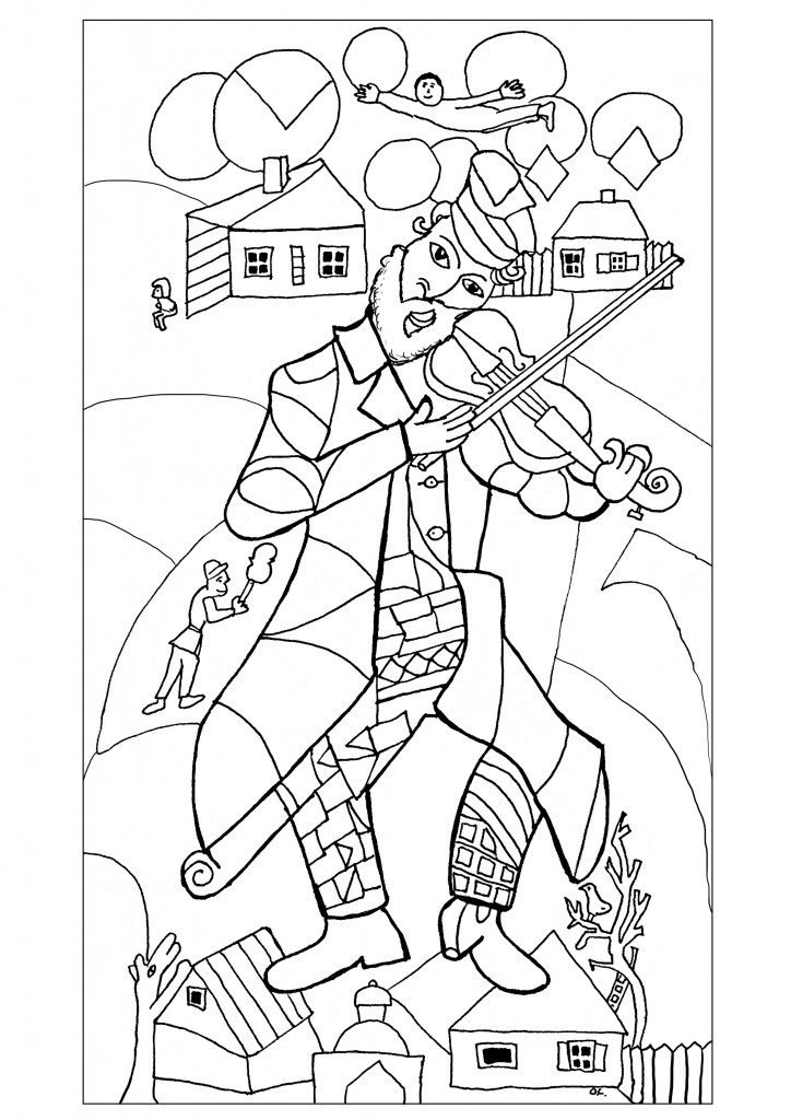 724x1024 Marc Chagall Coloring Pages Marc Chagall Coloring Pages Famous