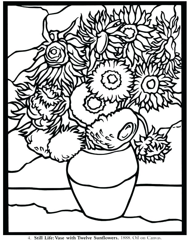 617x780 Famous Works Of Art Coloring Pages Famous Works Of Art Coloring