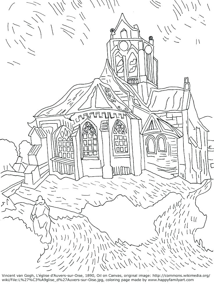 736x978 Famous Works Of Art Coloring Sheets Famous Artwork Coloring Pages