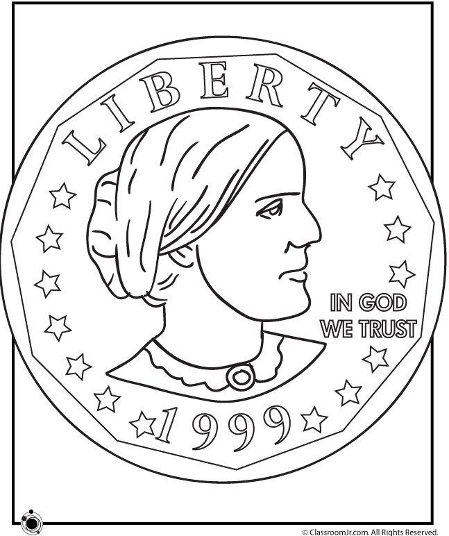 Famous Women Coloring Pages