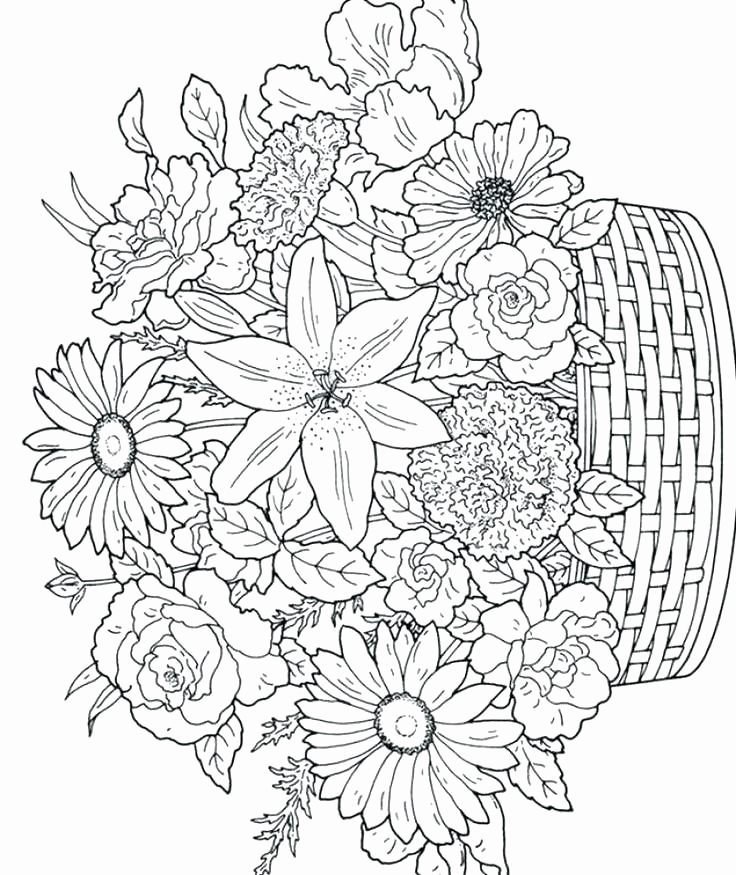 736x875 Fancy Coloring Pages Collection Intricate Coloring Pages Printable