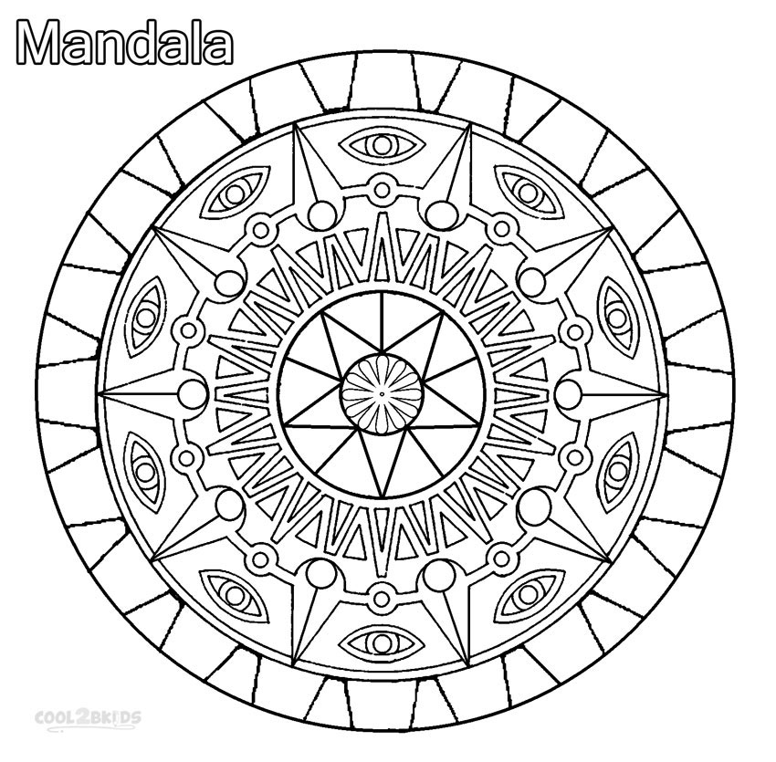 850x835 Fancy Cool Mandala Coloring Pages 13 About Remodel Gallery