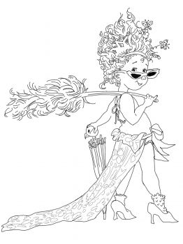 262x350 Fancy Nancy Coloring Pages Fancy Nancy With Umbrella Coloring