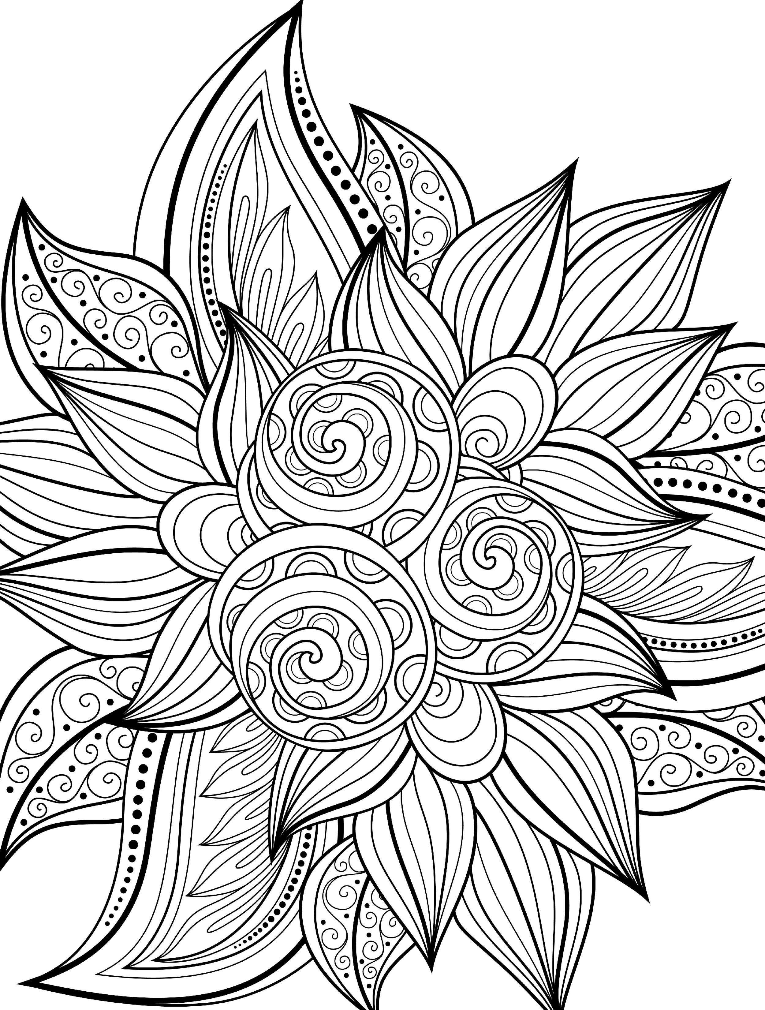 2500x3300 Fancy Coloring Pages