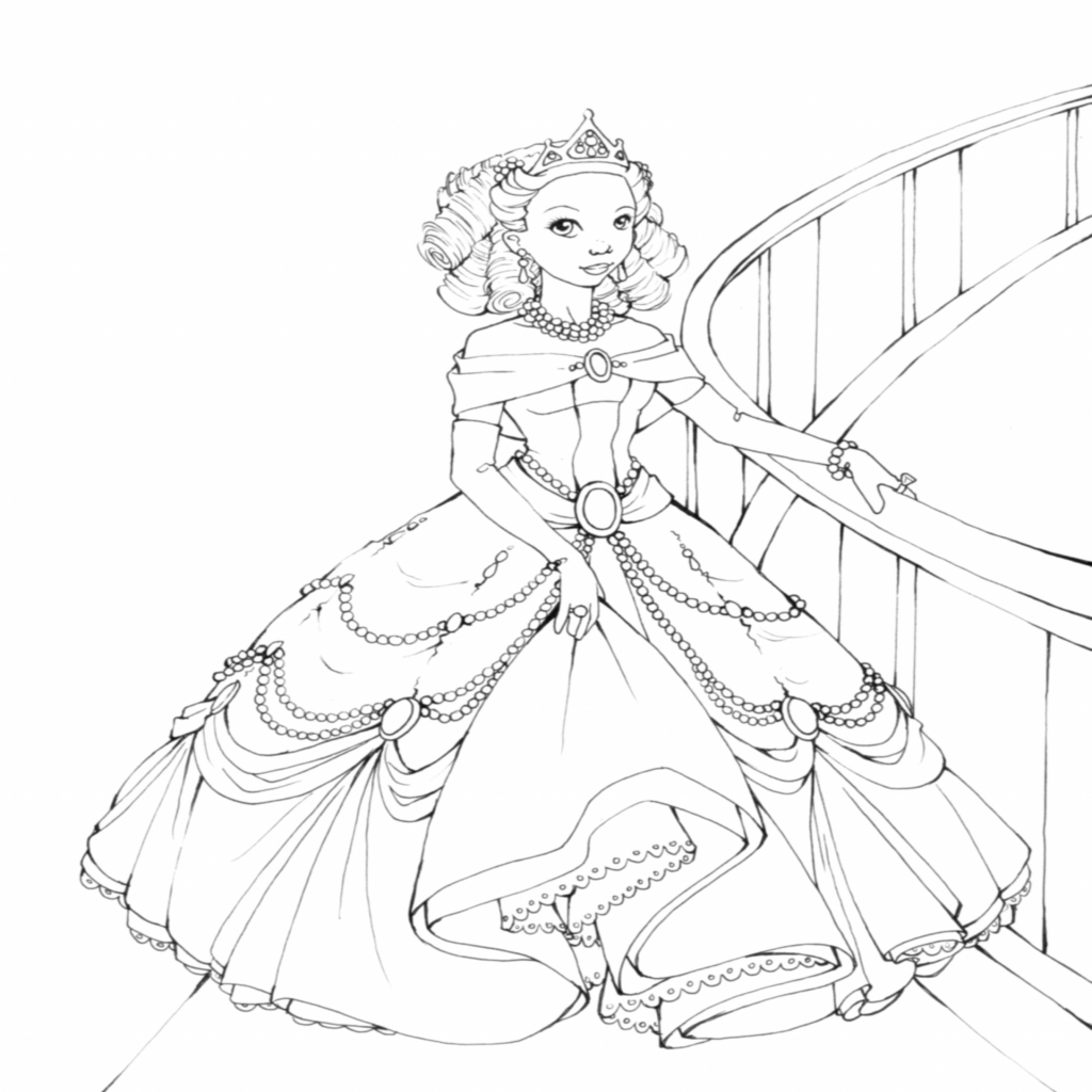 1024x1024 Barbie Coloring Pages Coloring Pages Barbie Throughout