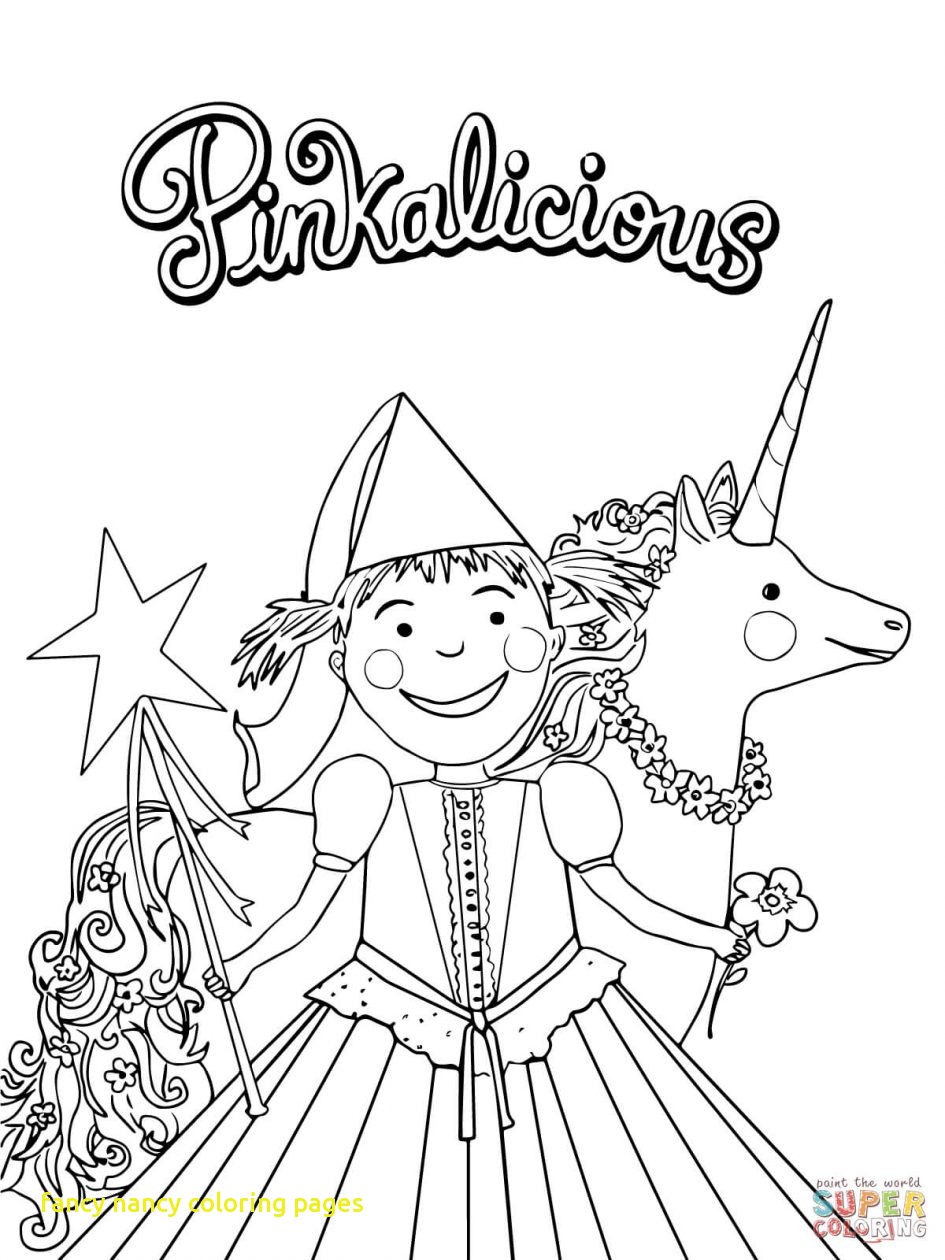945x1260 Fancy Nancy Coloring Pages With Plain Design Fancy Nancy Coloring