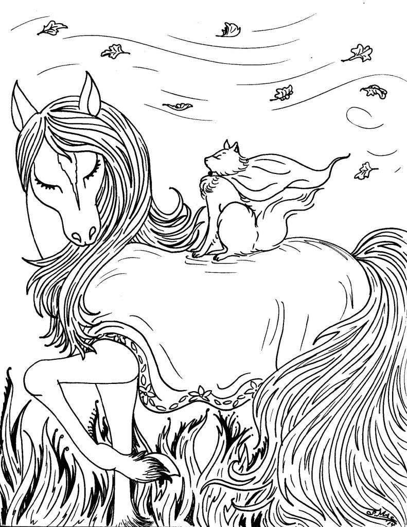 791x1024 Fantasy Coloring Pages Free Printable, Fairy And Kids Colouring