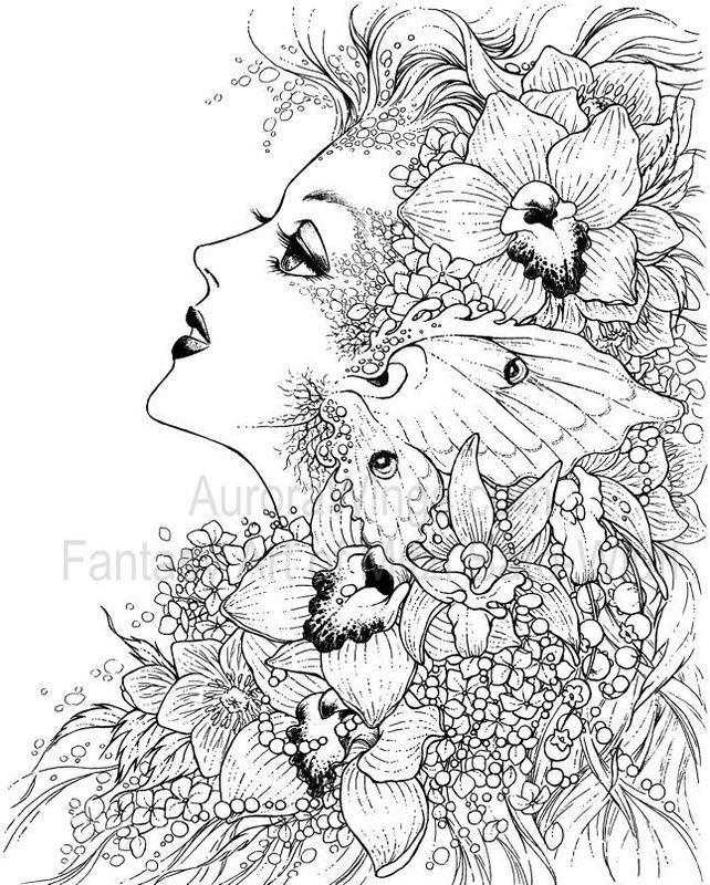 Fantasy Art Coloring Pages
