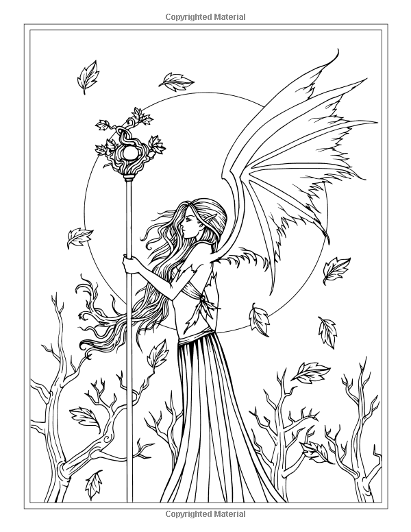 600x776 Autumn Fantasy Coloring Book