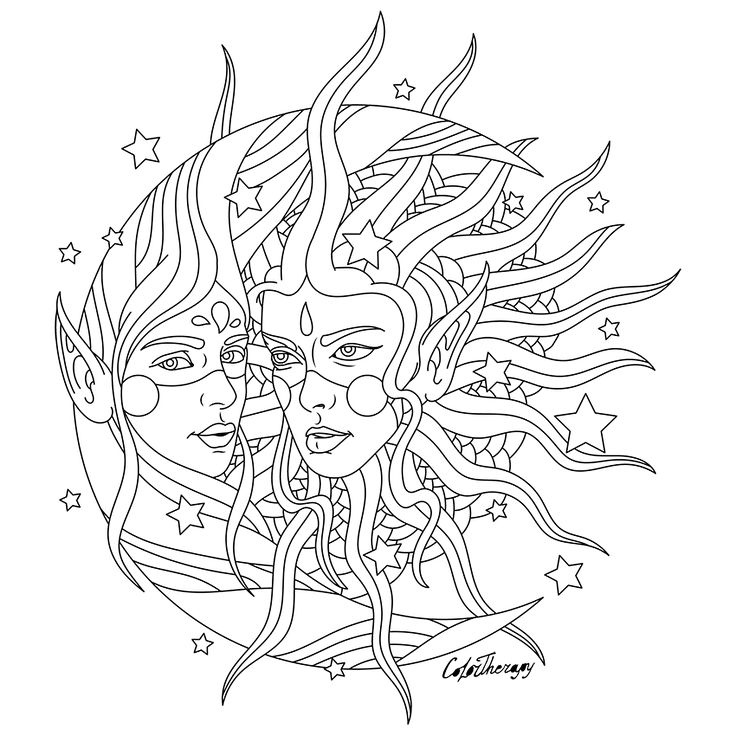 736x736 779 Best Fantasy Coloring Pages For Adults Images