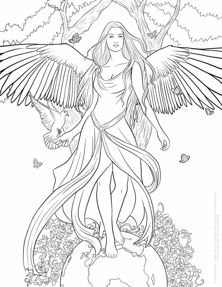 736x952 Fantasy Coloring Pages For Adults Coloring Pages For Adults Online