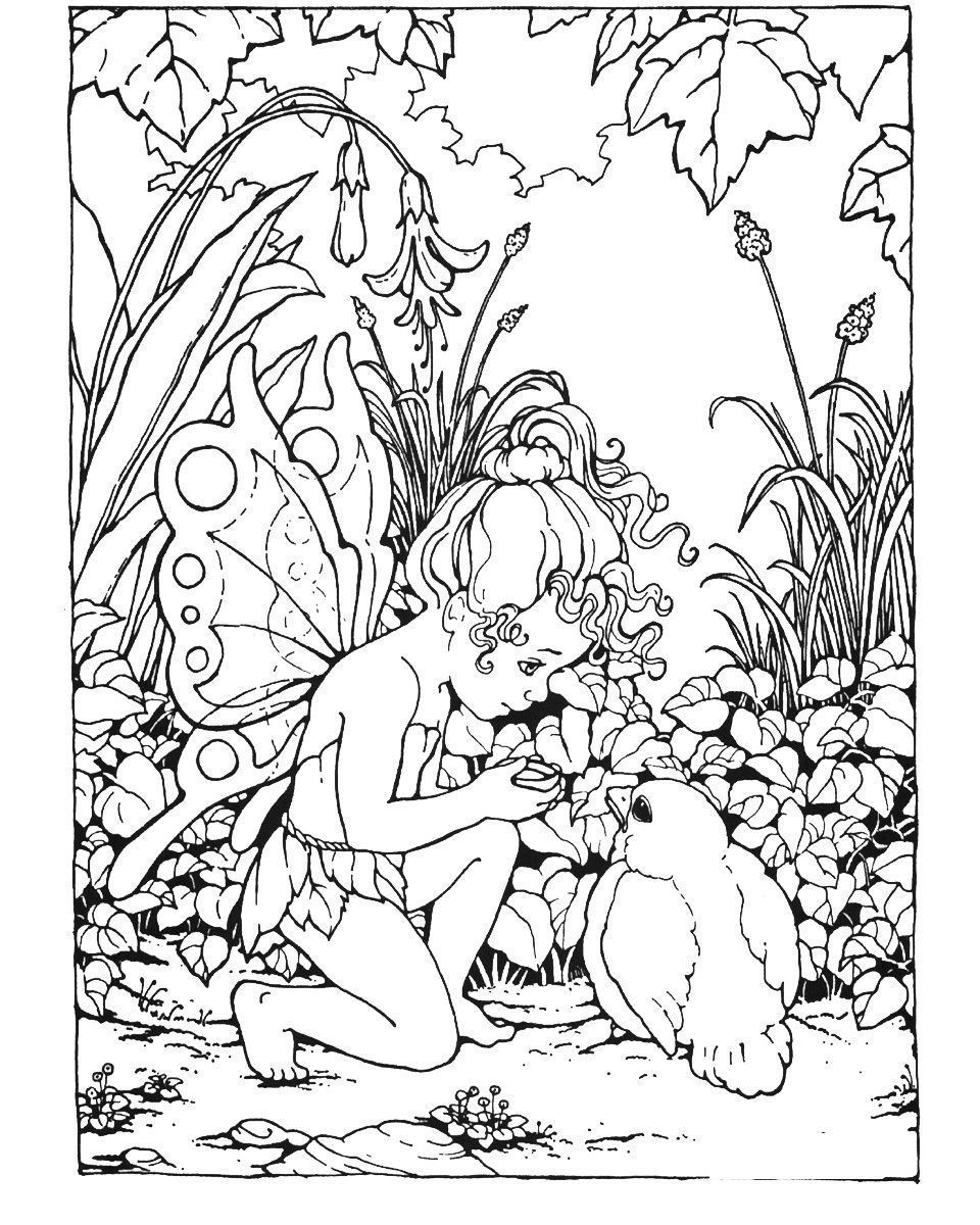960x1200 Fantasy Coloring Pages Fairy, Adult Coloring And Free Printable