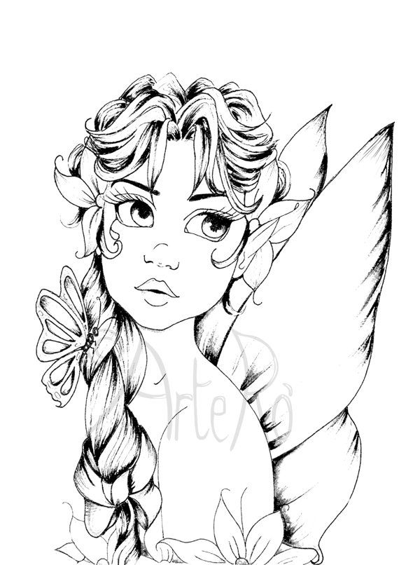 570x806 Adult Fantasy Coloring Pages 0b74d014f54c1e44e18fea596d1be4cb