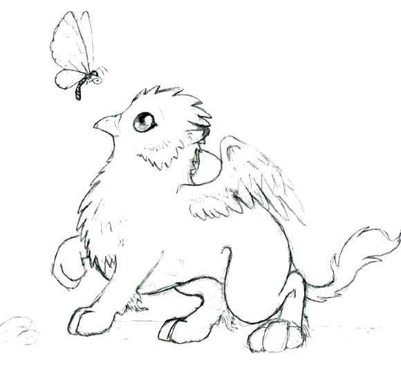580x539 Mythical Creature Coloring Pages Mythical Creature Colori Pages
