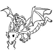 220x220 Dragon Coloring Pages