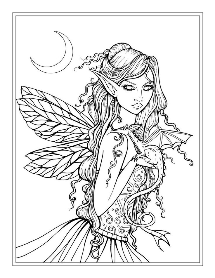 736x952 Crafty Inspiration Ideas Fantasy Coloring Pages For Adults Best 25