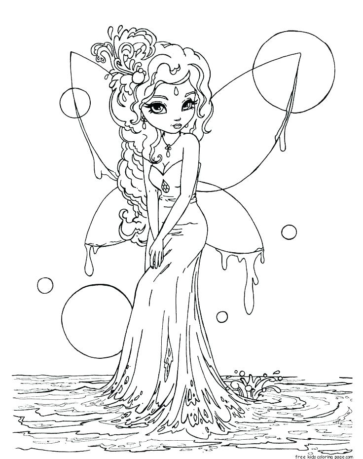 736x930 Fairy Coloring Pages For Adults In Addition To Fantasy Coloring