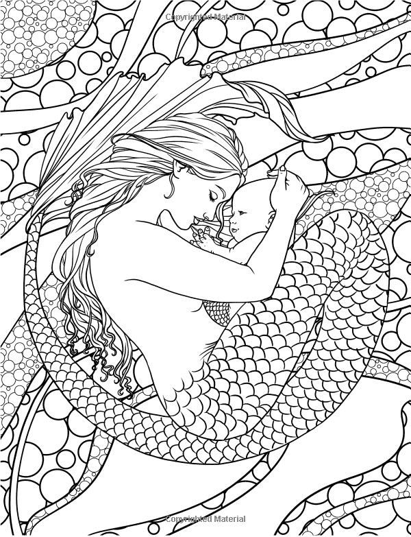 600x783 Fantasy Mermaid Coloring Pages Best Of 86 Best Mermaids Cp Images