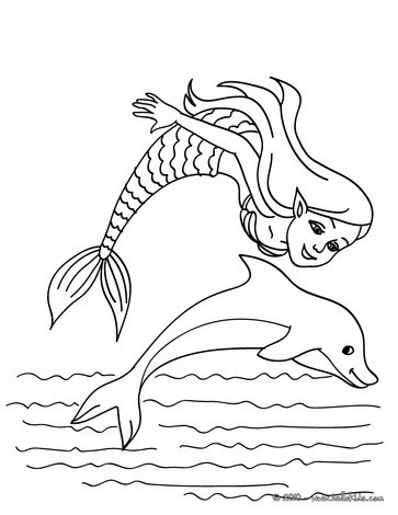 363x470 Mermaid Coloring Pages 43 Fantasy World Book 35895