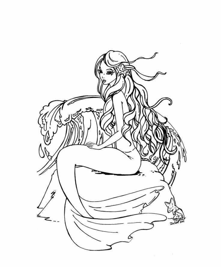 736x891 Httpcolorings.cofantasy Mermaid Coloring Pages Colorings
