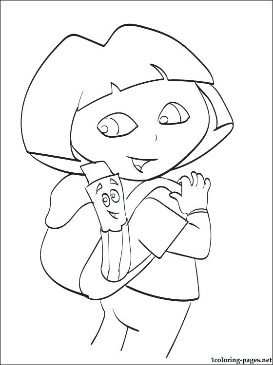 560x750 Coloring Pages Online Flowers With Backpack And Map 5