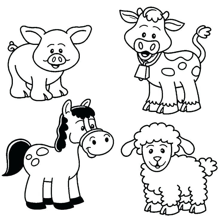 Farm Animal Coloring Pages