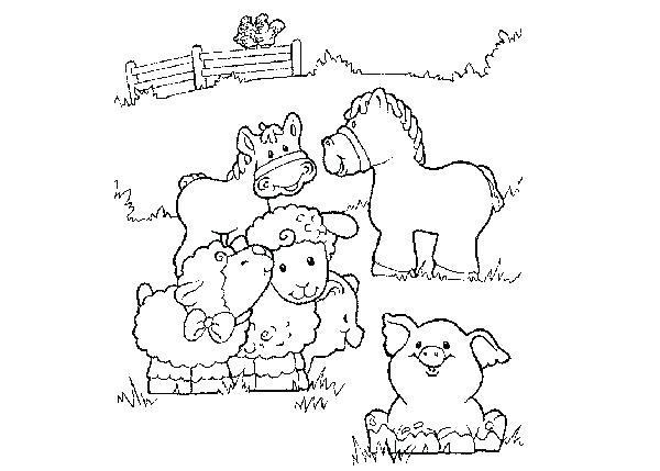 600x429 Free Printable Coloring Pages Farm Animals Free Printable Coloring