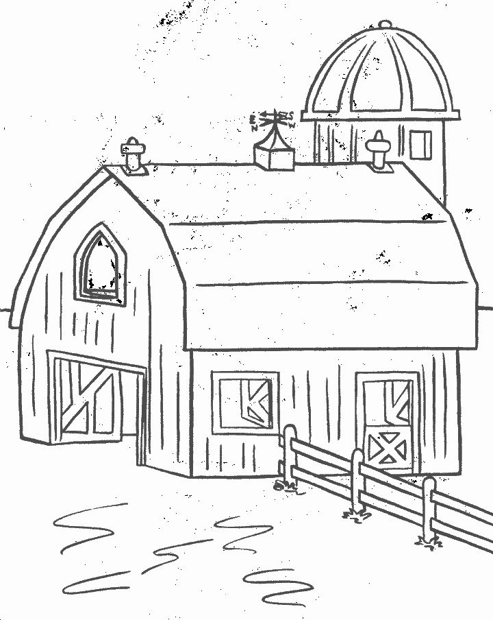 Farm Coloring Pages