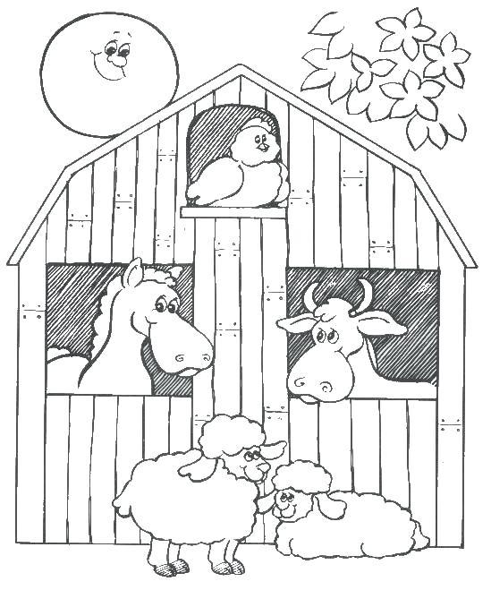 549x659 Farm Coloring Page Attractive Design Barb Animal Coloring Pages