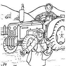 220x220 Farm Animal Coloring Pages