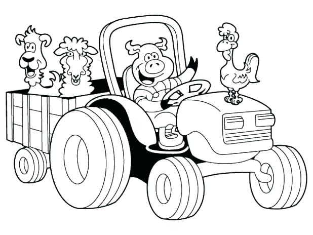 618x464 Farm Coloring Pages New Farm Animals Coloring Pages For Farm